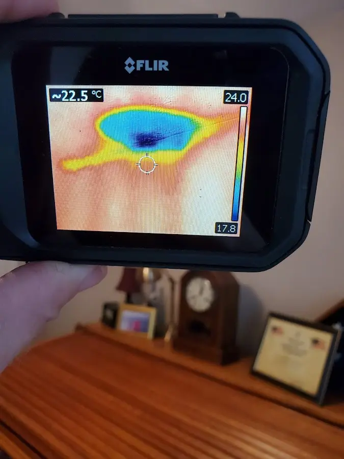 Thermal imaging inspection for water damage in West Pennsboro